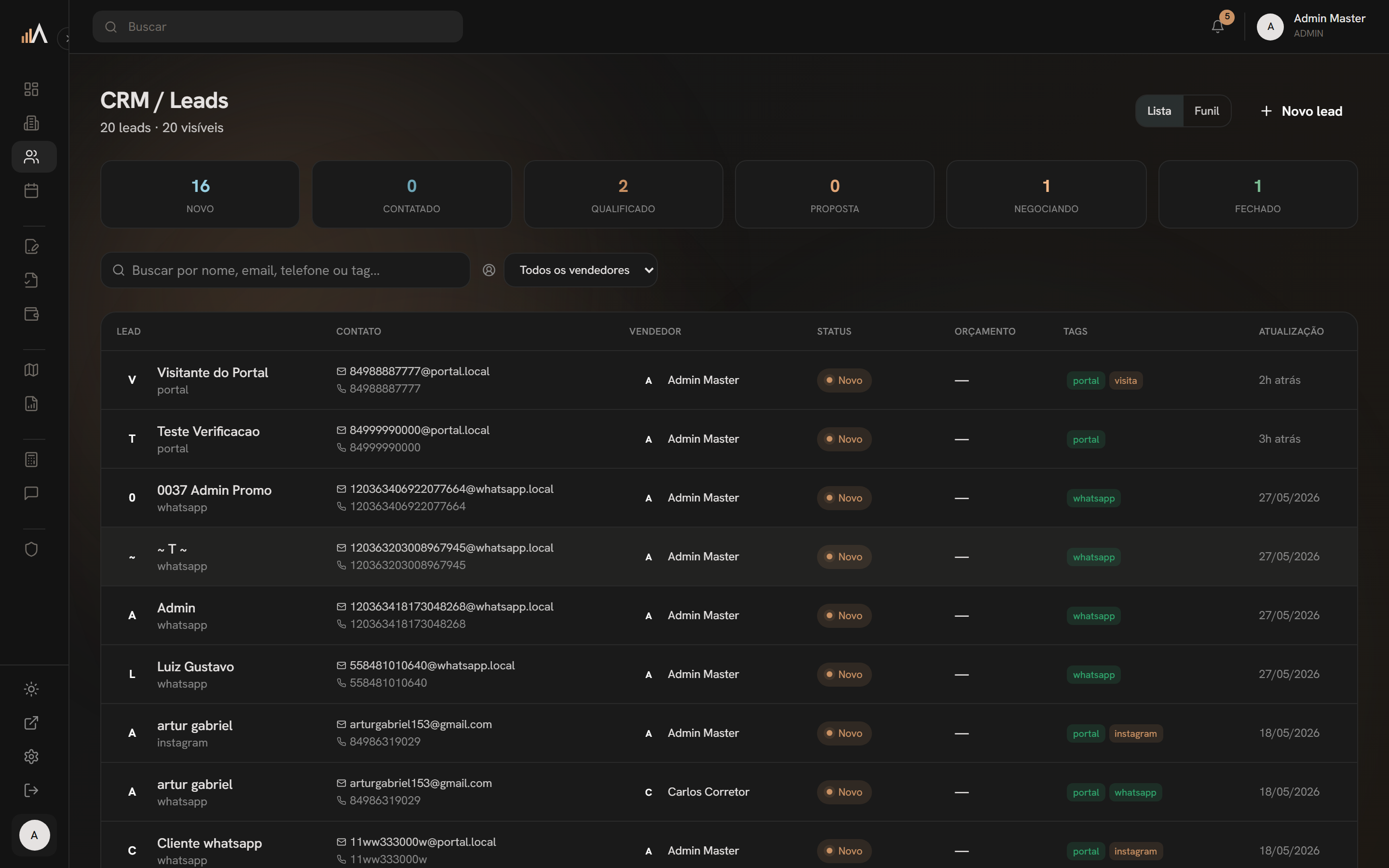CRM do ImobAnalytics
